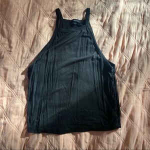 black halter top